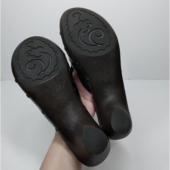 BareTraps Carmen Studded Heeled Mules Black size 8.5 - Picture 9 of 9